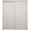 Sartodoors Sliding Closet Bypass Doors 36 x 80 inches, Ego 5000 Painted White Oak, Rails Hardware Set, Wood EGO5000DBD-PWO-36 - alternate 1
