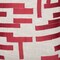 Homeroots 20" Red and Ivory Geometric Cotton Blend Throw Pillow With Embroidery 549410 - alternate 7