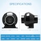 Ipower HealSmart 4 Inch 195 CFM Exhaust Inline Duct Fan Vent Booster Blower Upgrade Carbon Filter and 8 Fe GLFANXHKSETINLLT4D8C - alternate 6