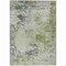 Homeroots 5' X 8' Linen Fern Green And Beige Abstract Washable Indoor Outdoor Area Rug 630796 - alternate 7