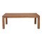 Homeroots 84" Natural Rectangular Solid Wood Dining Table 488700 - alternate 5