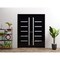 Sartodoors Sliding Double Pocket Doors 36x80 inches Black Solid Core Modern Interior QUADRO4088DP-GLB-36 - alternate 1