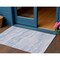 Homeroots 3' X 5' Sky Blue Striped Washable Indoor Outdoor Area Rug 608124 - alternate 1