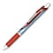 Pentel EnerGel RTX Deluxe Gel Pen, Retractable, Fine 0.5 mm, Red Ink, Red/Blue Barrel, 12PK BLN75-B - alternate 3