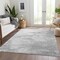 Homeroots 8' X 10' Silver Gray And Ivory Abstract Washable Indoor Outdoor Area Rug 582227 - alternate 9