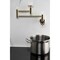 Kingston Brass Wall Mount Pot Filler Faucet, Polished Brass KS8102CG - alternate 6