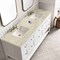 James Martin Vanities Breckenridge 72" Double Vanity, Bright White, w/ 3 CM Tajnar Eclos Top w/FreePower Wireless Charger 330-V72-BW-FTJR - alternate 9