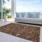 Homeroots 8' X 10' Brown Tan And Red Floral Washable Indoor Outdoor Area Rug 603434 - alternate 8