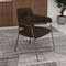 Leisuremod Axis Collection Modern Gold Dining Chair in Charcoal ACG22CH - alternate 10