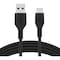 Belkin USB-A TO USB-C, SILICONE, 2M, BLK CAB008BT2MBK - alternate 10