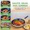 Nutrichef 8 in Fry Pan With Lid NCFRLD8 - alternate 5