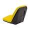 Uni Pro Seat High Back Plastic Deluxe | Yellow Vinyl 8844 - alternate 9