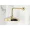 Kingston Brass Single-Handle Pressure Balanced Tub and Shower Faucet, Polished Brass KB6142PL - alternate 4