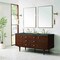 James Martin Vanities Amberly 72'' D Vanity, Mid-Century Walnut w/ Parisien Bleu Top w/FreePower Wireless Charger 670-V72-WLT-FPBL - alternate 9