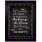 Homeroots Be Yourself 1 Black Framed Print Wall Art 415549 - alternate 1