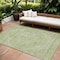 Homeroots 10' X 14' Sage And Ivory Oriental Washable Indoor Outdoor Area Rug 603820 - alternate 1