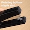 Deli Full Strip Stapler, 25-Sheet, 1/4in Staples, Rotatable Anvil, Black EM321 - alternate 3