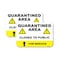 Signmission Quarantined Area Closed To The Public, 12 X 18 2 Signs, Heavy Gauge Aluminum, 2PK A-1218-2PACK-25464 - alternate 1