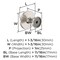 Amerock Loop 1-3/16 inch (30mm) Diameter Satin Nickel Cabinet Knob, 25PK 25VMP37025G10 - alternate 4