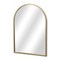 Homeroots 34" Gold Metal Beaded Arch Accent Mirror 632512 - alternate 8