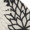 Homeroots 5' Black And White Round Floral Indoor Outdoor Area Rug 546648 - alternate 9