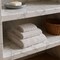 Homeroots Set of Three Beige Cotton Quick Dry Terry Cloth Towels, 3PK 700336 - alternate 4