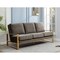 Leisuremod Jefferson Contemporary Velvet Sofa with Gold Frame, Dark Grey JAG77DGR - alternate 7