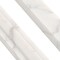 Apollo Tile Snow White 1x12 Calacatta Gold Marble Honed Pencil Liner Tile Trim 0.67 sqft/case, 10PK APLMCT884HA - alternate 9