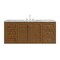 James Martin Vanities Laurent 60" Single Vanity, Honey Oak w/ 3 CM Carrara Marble Top 545-V60S-HNO-3CAR - alternate 9