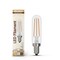 Bulbrite LED Filament, 4.5 Watt Dimmable T6 Light Bulb, Clear Glass Finish, E12 Base, 4000K, 450 Lumens, 4PK 862106 - alternate 12