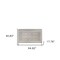 Homeroots 65" Champagne Solid Wood With Bling Six Drawer Double Dresser 384035 - alternate 6