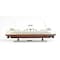 Homeroots 11" Brown and White Washington Ferry Boat Hand Painted Decorative Boat 401890 - alternate 1