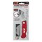 Performance Tool Red Compact Folding Lock Back Utility Knife W2600 - alternate 2