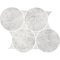 Daltile Eclessia Marble Natural Stone 6-in Circle Mosaic, 8.30 SQFT Per Carton, 10PK M3446CIRCLEMSPL - alternate 6