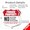 Signmission Private Property Shield Label Set No Sol, 6 inch X 6 inch, Plastic Sign, 2PK SHI-P-2PACK-6-439 - alternate 6