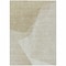 Homeroots 8' X 10' Beige Khaki And Taupe Abstract Washable Indoor Outdoor Area Rug 582881 - alternate 8