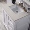 James Martin Vanities De Soto 30" Single Vanity, Bright White, w/ 3 CM Siberian Silestone Top 825-V30-BW-3SFR - alternate 8