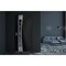 Vdomdoors Aluminum Door Cynex 6116 Black Entry Steel Metal Modern Painted W36xH80 Left Inswing CYNEX6116EXD-BLK-W36xH80-LH-I - alternate 6