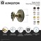 Kingston Brass Single-Handle Three-Way Diverter Valve with Round Trim Kit, Brushed Brass KS3037RX - alternate 2