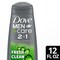 Dove Men+Care Fresh and Clean Fortifying 2 in 1 Shampoo and Conditioner, 12 Ounce, 6PK 69796793 - alternate 9