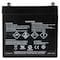 Upg Sealed Lead Acid Battery, 4 V, 9Ah, UB490, F1 Faston Tab Terminal, AGM Type D5798 - alternate 5