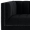 Homeroots 85" Black Velvet Wood Sofa 543930 - alternate 8