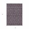 Homeroots 5' X 8' Purple Beige And Taupe Floral Washable Indoor Outdoor Area Rug 582303 - alternate 9