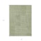 Homeroots 3' X 5' Green And Ivory Geometric Washable Indoor Outdoor Area Rug 596920 - alternate 9