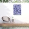 Trademark Fine Art Outdoor Canvas Art  Treechild 'Blue Brush Strokes Pattern' Wall Art for Patios, or Gardens 1X17007-OC3547WR - alternate 1