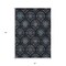 Homeroots 5' X 8' Blue Charcoal And Gray Medallion Washable Indoor Outdoor Area Rug 587699 - alternate 7