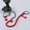 Knipex Lanyard Captive Eye Carabiner, Red; Blue 00 50 12 T BKA - alternate 8