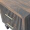 Homeroots 22" Brown Solid Wood Two Drawer Nightstand 701719 - alternate 8