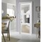 Sartodoors Solid French Door Clear Glass 3 Lites, Lucia 2555 White Silk, Single Regular Panel Frame Trims Han LUCIA2555ID-WS-42 - alternate 4