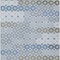Homeroots 9' X 12' Denim Blue Gray And Ivory Floral Washable Indoor Outdoor Area Rug 617498 - alternate 9